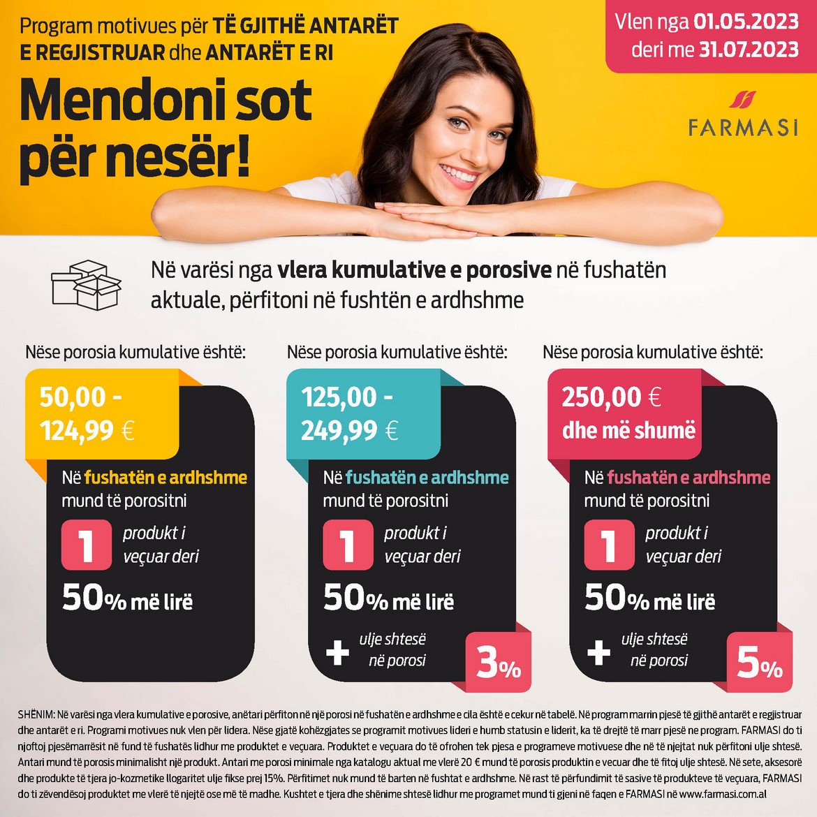 Program motivues për TË GJITHË ANTARËT E REGJISTRUAR dhe ANTARËT E RI